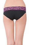 Zivame Super Soft Lace Kissed Hipster Panty- Black N Pink Geo — thumbnail 2