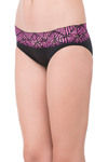 Zivame Super Soft Lace Kissed Hipster Panty- Black N Pink Geo — thumbnail 3