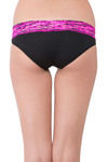 Zivame Super Soft Lace Kissed Hipster Panty- Black N Pink Tiger — thumbnail 2