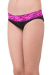 Zivame Super Soft Lace Kissed Hipster Panty- Black N Pink Tiger — thumbnail 3