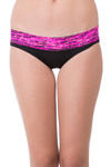 Zivame Super Soft Lace Kissed Hipster Panty- Black N Pink Tiger — thumbnail 4