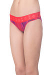 Zivame Super Soft Lace Kissed Hipster Panty- Red Tie n Dye — thumbnail 3