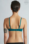 Zivame Zodiac Collection Padded Wired 3/4th Coverage T-Shirt Bra-Green — thumbnail 3
