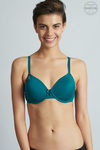 Zivame Zodiac Collection Padded Wired 3/4th Coverage T-Shirt Bra-Green — thumbnail 4