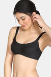 Zivame Miracle Double Layered Non Wired Full Coverage T-Shirt Bra - Black — thumbnail 4