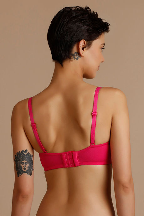 Zivame Padded Wired 3/4th Coverage Strapless Bra-Beetroot Purple — image 5