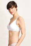 Zivame Double Layered Non Wired Medium Coverage T-Shirt Bra - White — thumbnail 2