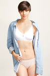 Zivame Double Layered Non Wired Medium Coverage T-Shirt Bra - White — thumbnail 5