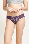 Zivame Low Rise Bikini Brief- Dark Purple — thumbnail 6