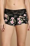 Zivame All Lace Emblishment Mid Waist Boyshorts - Black — thumbnail 1