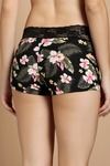 Zivame All Lace Emblishment Mid Waist Boyshorts - Black — thumbnail 2