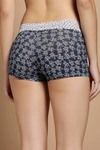Zivame All Lace Emblishment Mid Waist Boyshorts- Grey Print  — thumbnail 2