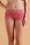 Zivame Medium Rise 3/4th Coverage Boyshorts - Pink — thumbnail 1