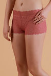 Zivame Medium Rise 3/4th Coverage Boyshorts - Red — thumbnail 3