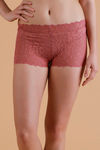 Zivame Medium Rise 3/4th Coverage Boyshorts - Red — thumbnail 4