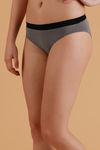 Zivame Low Rise Three-Fourth Coverage Hipster Panty - Grey — thumbnail 2