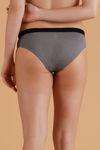 Zivame Low Rise Three-Fourth Coverage Hipster Panty - Grey — thumbnail 3