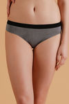 Zivame Low Rise Three-Fourth Coverage Hipster Panty - Grey — thumbnail 4