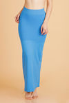 Zivame Medium Control Mermaid Saree Shapewear With Flare™- Blue — thumbnail 5