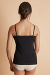 Zivame Basic V-Neck Camisole- Black — thumbnail 3