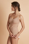 Zivame Basic V-Neck Camisole- Skin — thumbnail 2