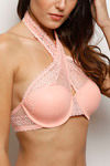 Zivame Moroccan Lace Padded Wired Medium Coverage Bralette - Apricot Blush — thumbnail 5