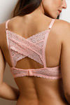 Zivame Moroccan Lace Push Up Wired Medium Coverage Bra-Apricot Blush — thumbnail 5