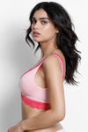 Zivame Double Layered Non Wired 3/4th Coverage Bralette - Quartz Pink — thumbnail 2
