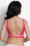 Zivame Double Layered Non Wired 3/4th Coverage Bralette - Quartz Pink — thumbnail 3
