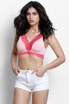 Zivame Double Layered Non Wired 3/4th Coverage Bralette - Quartz Pink — thumbnail 4