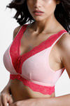 Zivame Double Layered Non Wired 3/4th Coverage Bralette - Quartz Pink — thumbnail 5