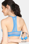 Zivame Bohemian Magic Push-Up Wired Medium Coverage Bra - French Blue — thumbnail 1
