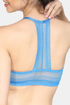 Zivame Bohemian Magic Push-Up Wired Medium Coverage Bra - French Blue — thumbnail 5