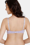 Zivame Glitter Straps Push-Up Wired Medium Coverage T-Shirt Bra - Lavender — thumbnail 3