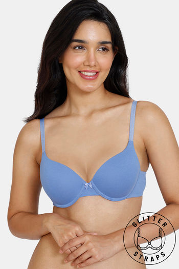 Combed Cotton T-shirt Bra with Detachable Straps, Plain at Rs 65/piece in  Mumbai