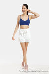 Zivame Home Buddy Double Layered Non Wired 3/4th Coverage Bralette -Blue Depth — thumbnail 5