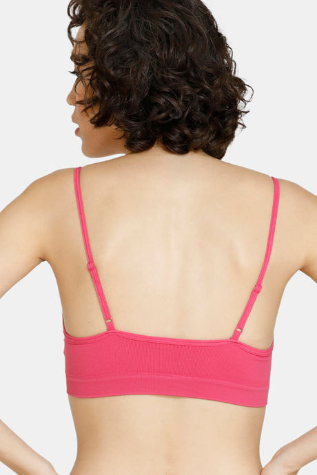 Zivame Home Buddy Double Layered Non Wired 3/4th Coverage Bralette -Carmine — image 3