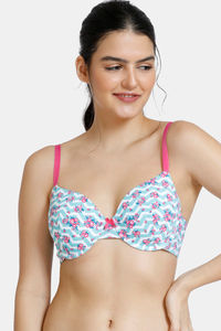Floral Chevron Print