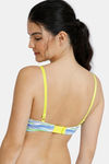 Zivame Whimsical Padded Wired 3/4th Coverage T-Shirt Bra - Stripe Print — thumbnail 2
