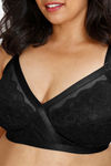Zivame True Curv Double Layered Non Wired Full Coverage Super Support Bra - Black — thumbnail 4