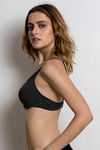 Zivame Padded Wired Medium Coverage T-Shirt Bra-Black — thumbnail 2
