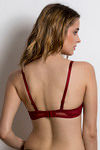 Zivame Padded Wired Medium Coverage T-Shirt Bra-Red — thumbnail 3
