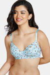 Zivame Padded Non Wired 3/4th Coverage T-Shirt Bra - Daisy — thumbnail 1