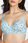 Zivame Padded Non Wired 3/4th Coverage T-Shirt Bra - Daisy — thumbnail 4