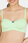 Zivame Modern Grounds Padded Wired 3/4th Coverage Strapless Bra - Paradise Green — thumbnail 5