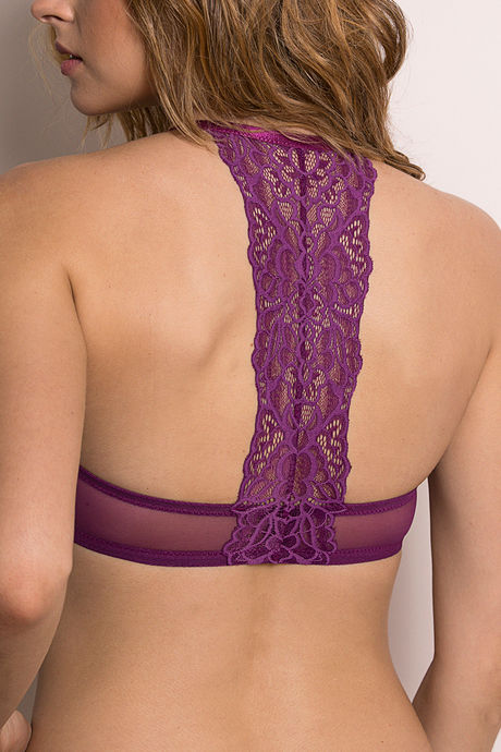 Zivame Color Struck Padded Wired 3/4th Coverage Pretty Back Bra - Phlox — image 5