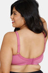 Zivame True Curv Single Layered Wired 3/4th Coverage Sag Lift Bra - Red Violet2 — thumbnail 2