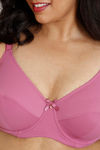 Zivame True Curv Single Layered Wired 3/4th Coverage Sag Lift Bra - Red Violet2 — thumbnail 4