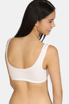 Zivame Girls Double Layered Non Wired 3/4th Coverage Beginner Bra - Pink — thumbnail 3