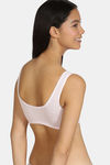 Zivame Girls Double Layered Non Wired 3/4th Coverage Beginner Bra - Yellow — thumbnail 2